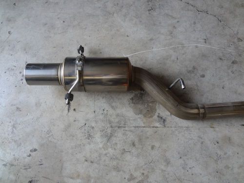 Jdm subaru impreza wrx sti 02-07 jasma muffler exhaust system gdb gda gga