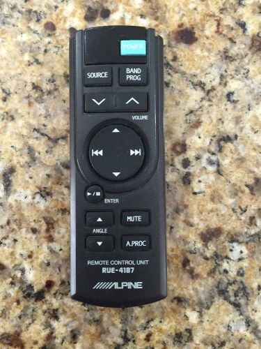 Alpine stereo remote control unit rue-4187