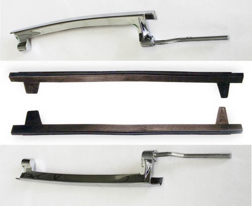 New! 1969-70 mustang quarter window frames pair with seals mach boss fastback