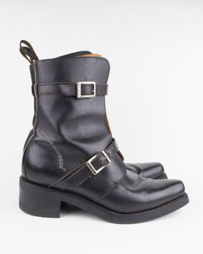 Woman&#039;s harley-davidson italian made boots size 8, black look like new
