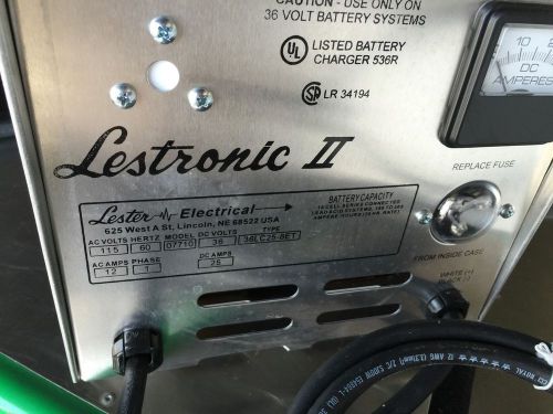 Lester battery charger. 36  volts  25 ampnew golf cart  club cart lestronic two