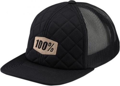 100% diner mens trucker hat black os