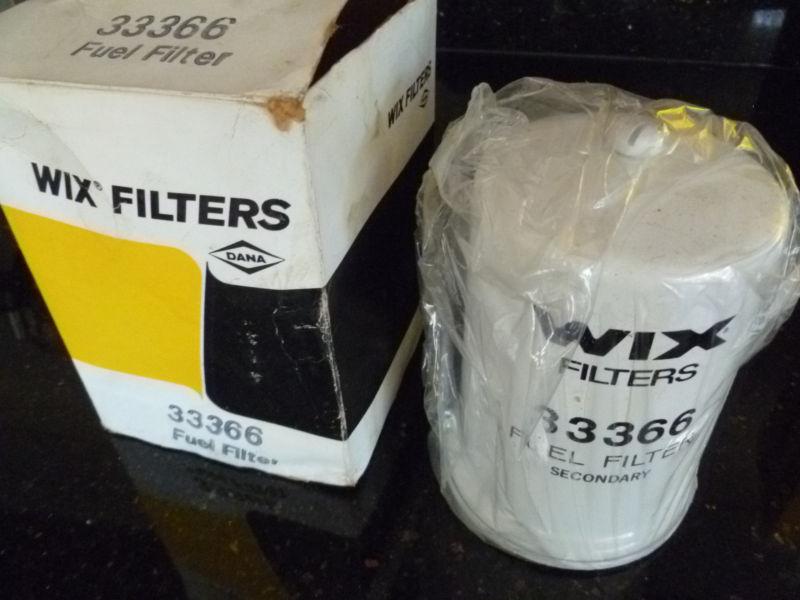 Wix 33366 fuel filter secondary