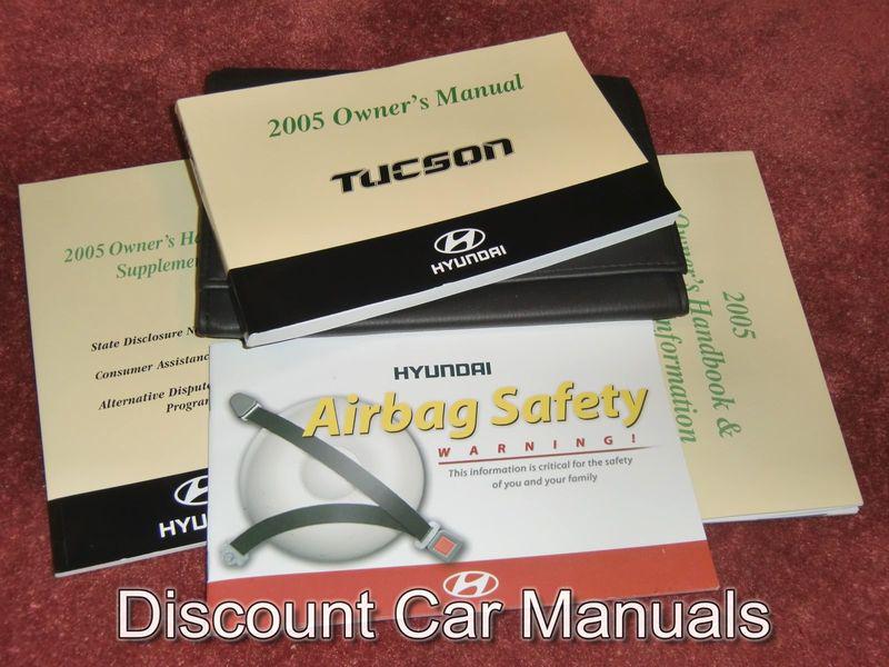 ★★ 2005 hyundai tucson owners manual portfolio 05!! ★★