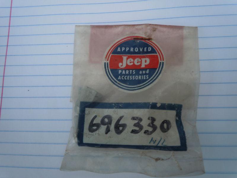 Nos kaiser willys nut-cap for windshield wiper -fits  fc170 and possibly others
