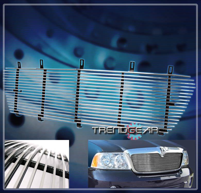 2003-2004 lincoln navigator base sport utility 5.4l v8 front upper billet grille