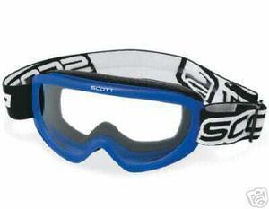 New scott motosport  peewee mx anti fog goggle blue