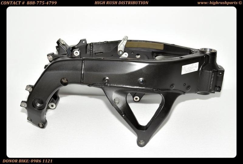 09 2009 10 11 12 yamaha yzf-r6 yzf r6 oem main frame chassis ez register ready