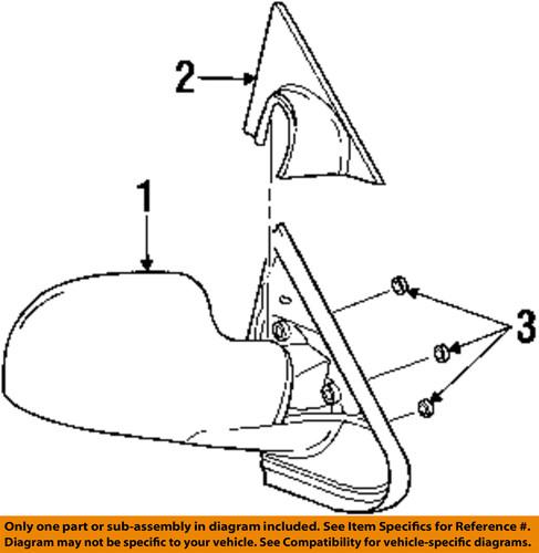 Mopar oem 4717557aa outside mirrors-cover