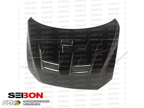 Seibon carbon fiber dv-style carbon fiber hood kit auto body mitsubishi lancer 0