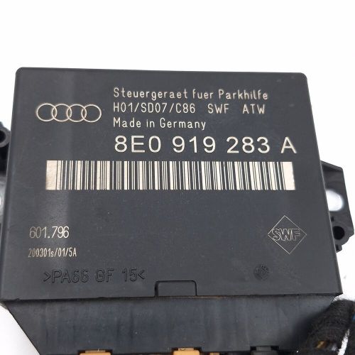 Pdc parking distance control module unit audi a4 b6 8e 2000-2004 oem 8e0919283a