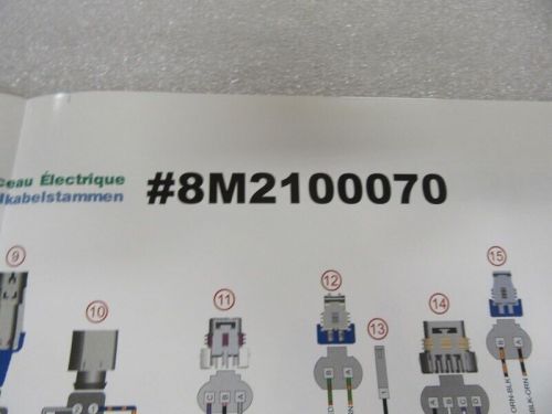 Pm201 mercury mercruiser electrical harness diagram #8m2100070 p/n 90-869222001