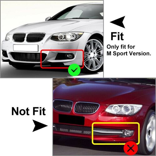 Front bumper lip corner splinter for bmw 3 series e92 e93 m-tech 325i 328i 2010-13-