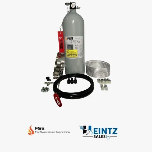 Fse 110111 fire suppression engineering sfi 10lb circle track extinguisher kit