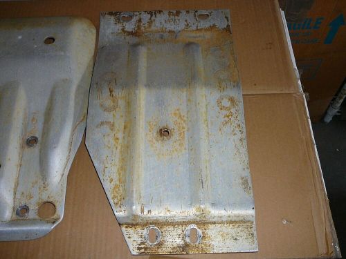 1995 chevy silverado gmc c/k truck 1500 4x4 aluminum skid plate set oem