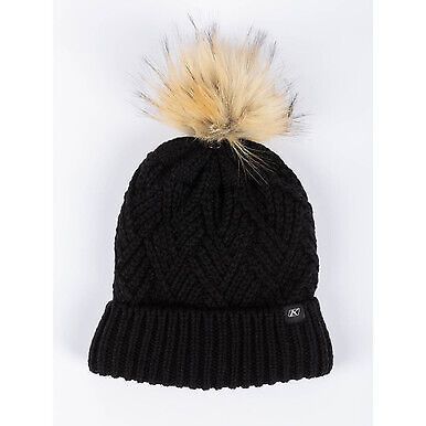 Chevron pom beanie