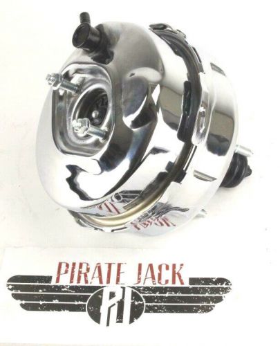 1968-76 corvette chrome 9&#034; dual power brake unit for disc disc