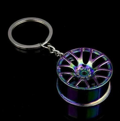 Aaa+++ new for car parts key chain motor hub valve piston engine rotate keyring