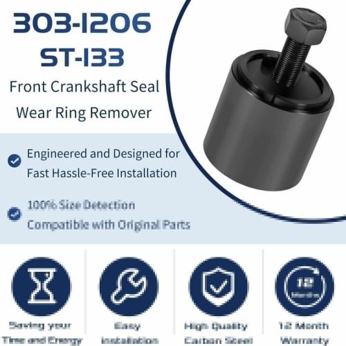 303-1260 crankshaft front seal remover/wear sleeve ring tool for ford 6.4l