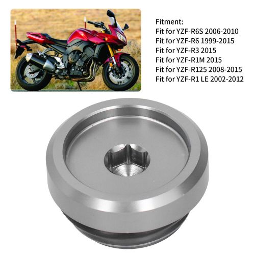 (gray) motorbike oil filler cover screw upgrade parts replacement for yzf