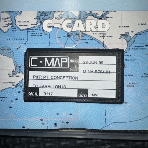 C-map nt chart card, point conception to farallon is island