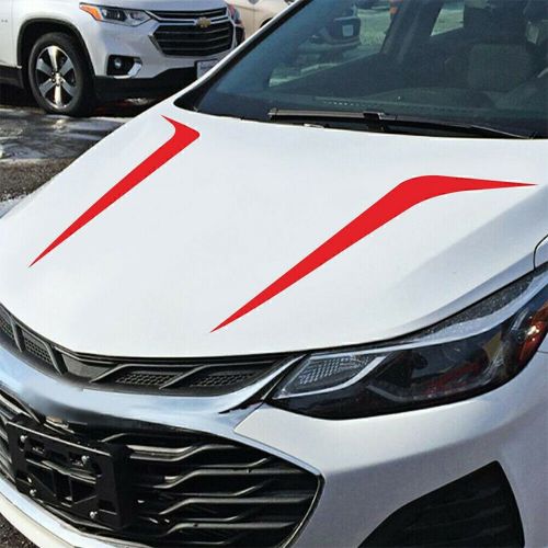 Diy self adhesive stickers vinyl stripe decal for car hood cover red waterproof