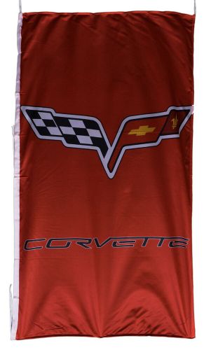 Chevrolet corvette-flag c6 red vertical banner 5 x 3 ft 150 x 90 cm