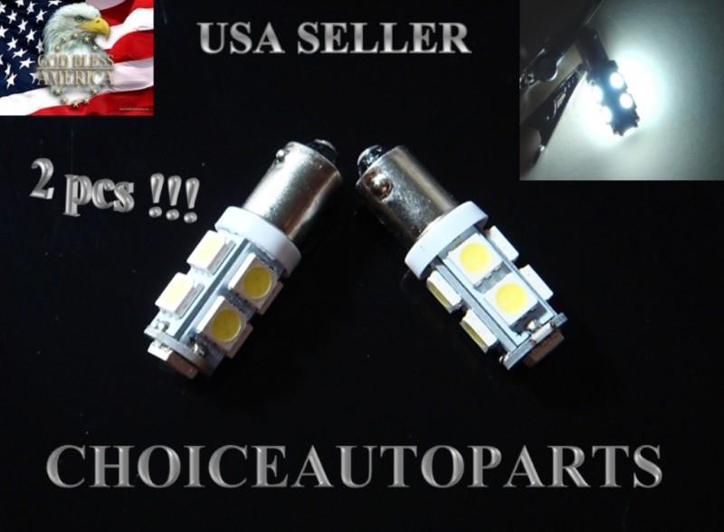 2 pcs ba9s 5050 9 smd bright white led interior, dome, licence plate lights