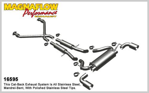 Magnaflow 16595 nissan 370z stainless cat-back system performance exhaust