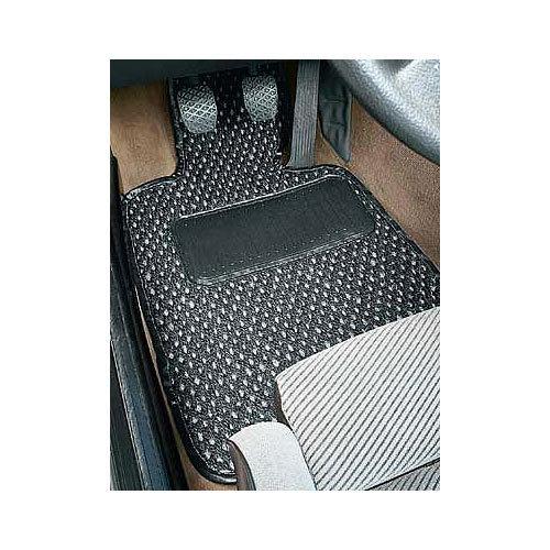 Introtech 43306000 4pc coco front & rear mats,  black & gray for fiat 131/brava