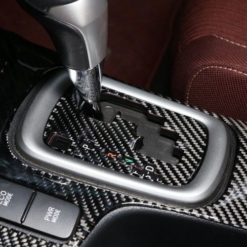 For 2015-2021 carbon fiber car gear shift panel cover order car1746-