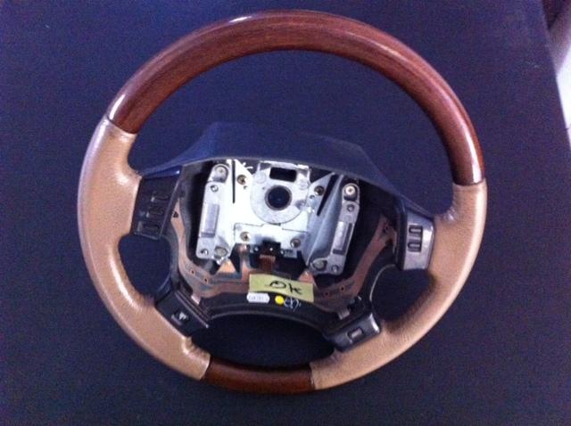 99 00 01 02 range rover wood steering wheel p38 oem