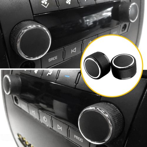 Control knobs + radio audio climate button sticker repair for cadillac escalade