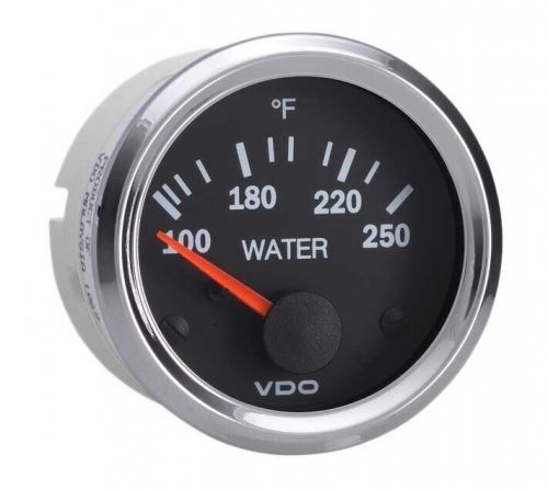 Vdo 310-195 vision chrome 250f water temperature gauge  very limited stock hurry