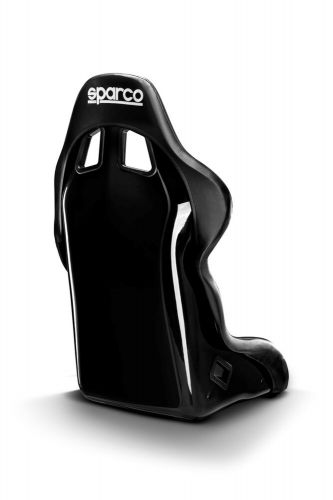 Sparco evo qrt ultralight fia approved racing seat w/ black vinyl