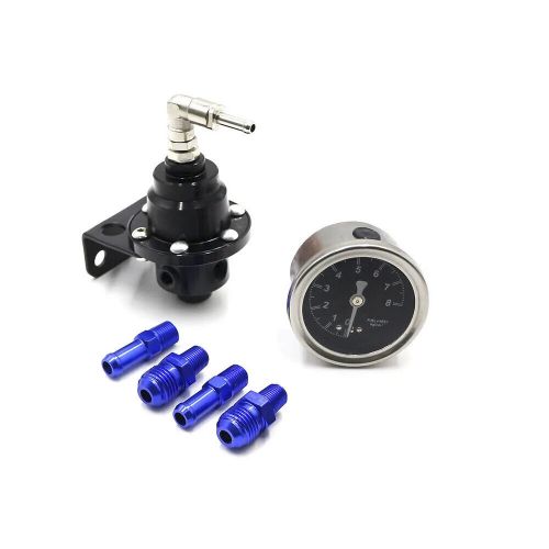 Adjustable aluminum fuel pressure regulator universal fuel supply system engines