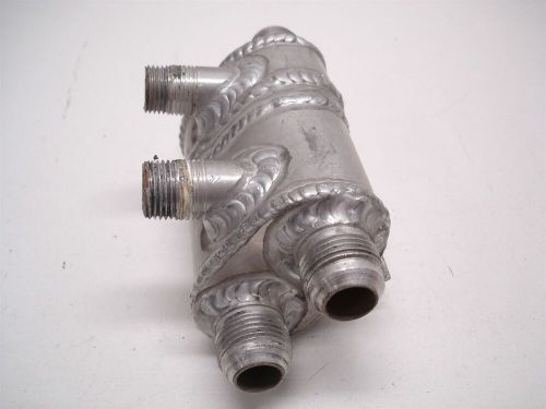 Nascar sbf ford radiator c3 heads -12an aluminum cooldown valve richardson #434