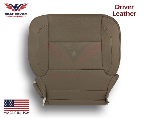 Leather tan driver seat cover for 2014 2015 2016 chevy silverado suburban tahoe