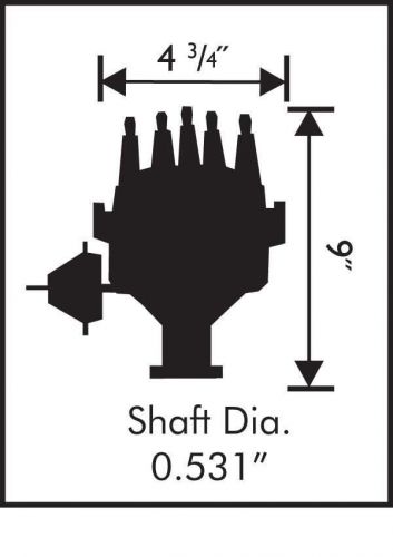 Msd 8595 ford fe ready-to-run distributor