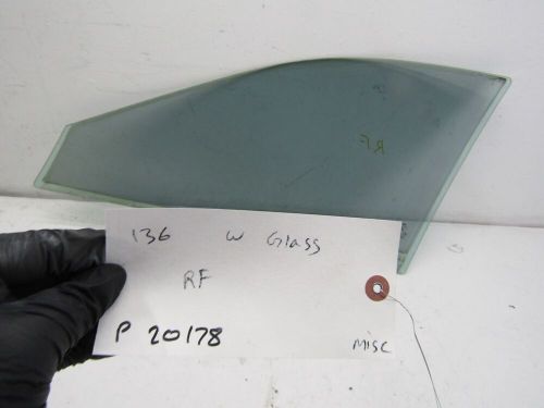 Door window glass tl 2007 2008 acura right passenger side front oem