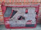 1992-1996 ford f150 f250 bronco interior door panels power pair set red