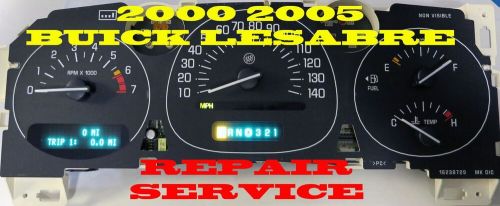 Buick lesabre 2000 2001 2002 2003 2004 2005 inst cluster full repair service r&amp;r