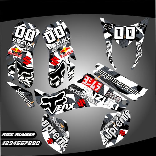 Suzuki ltz250 lt z250 ltz 250 graphics sticker kit