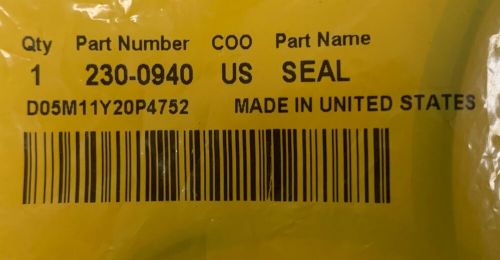 Cat caterpillar 230-0940, seal