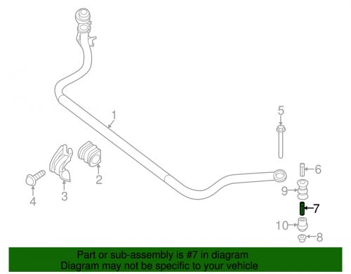 Genuine nissan stabilizer link spacer 54630-1pa1a