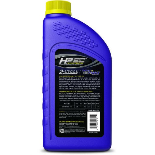 Royal purple hp 2-c synthetic 2-cycle motor oil - 1 quart - case of 6