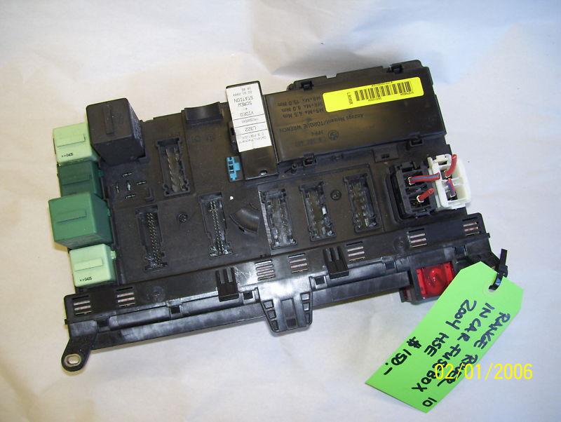  land rover range rover hse 2004  in car fuse box  