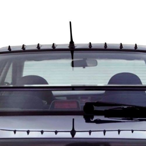 Blox racing vortex generator abs black for 2003-07 mitsubishi evolution viii ix