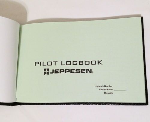 Jeppesen standard student pilot logbook - 10001315 *new*