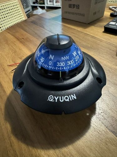 Yuqin yq-50a magnetic marine compass for yacht and lifeboat flange mount